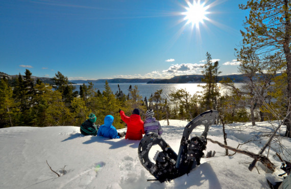 Vue panoramique sur le Fjord du Saguenay Vue panoramique sur le Fjord du Saguenay