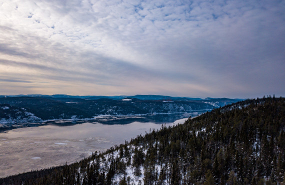 Fjord du Saguenay en hiver Fjord du Saguenay en hiver