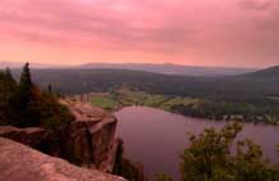 Vue magnifique des Cantons-de-l'Est, Canada Vue magnifique des Cantons-de-l'Est, Canada