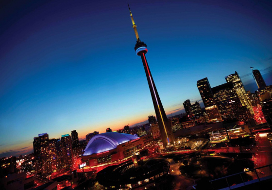 Diner dans le ciel de Toronto