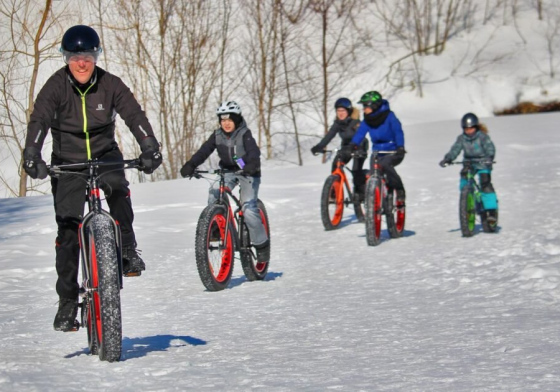 Fatbike en hiver