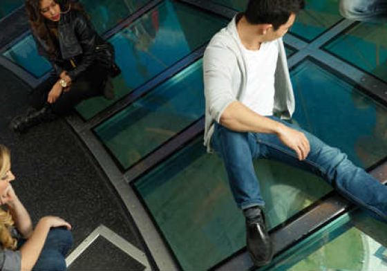 Le plancher de verre