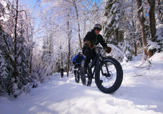 Vallée glaciaire en Fat bike - © Philippe-Jobin