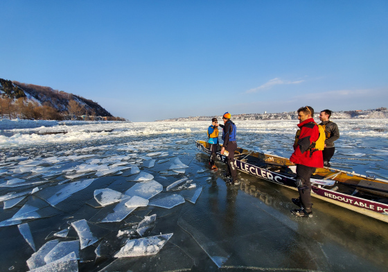 Canot à glace Québec