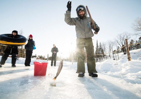 Pêche sur glace