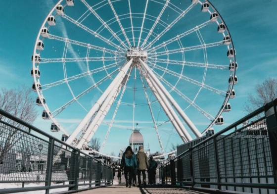 la Grande Roue en hiver