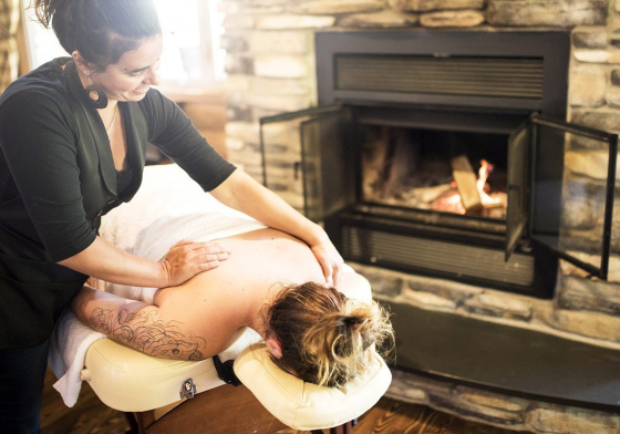 Session de Massotherapie en Chalet