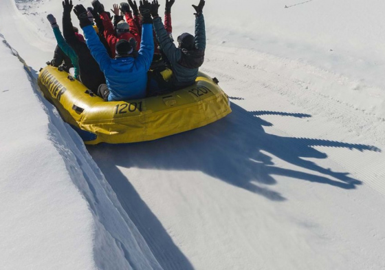 Rafting sur neige