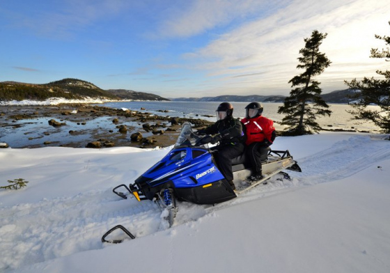 Motoneige au Fjord du Saguenay