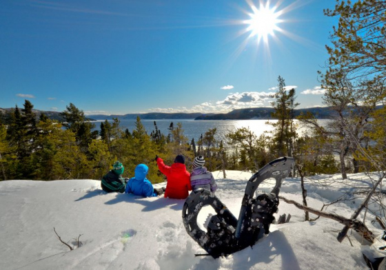 Vue panoramique sur le Fjord du Saguenay