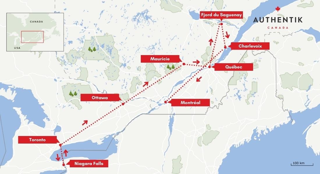 tour from quebec to toronto