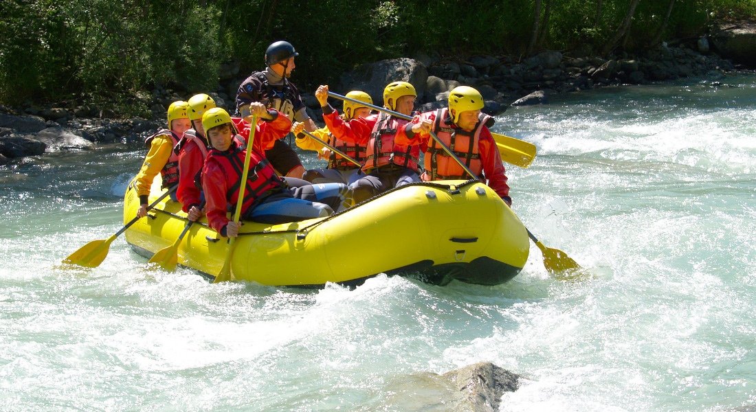 Rafting sur la rivière Athabasca