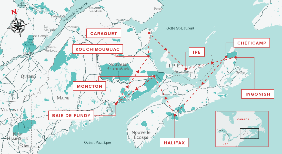 road trip planner maritimes