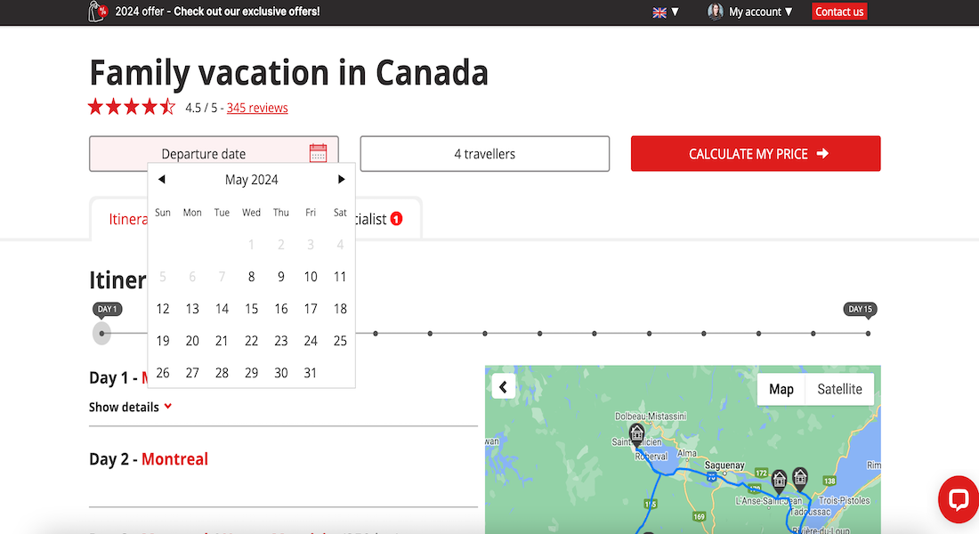 road trip planner canada