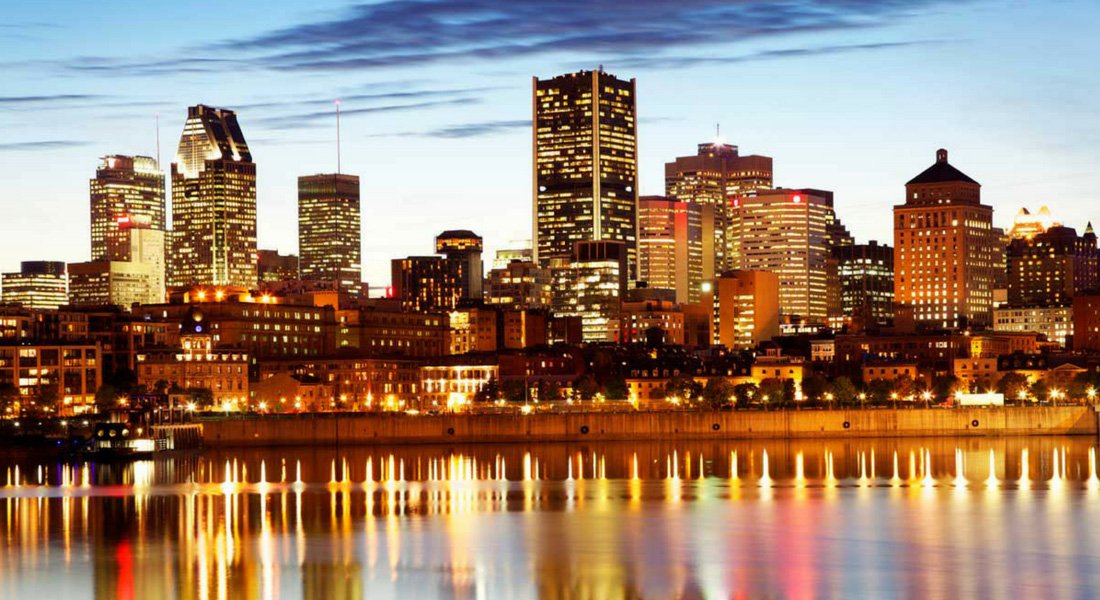 Montréal en début de soirée