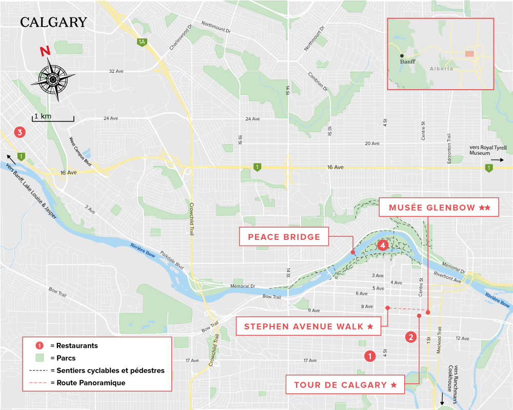 Carte de Calagry Canada Calgary Carte