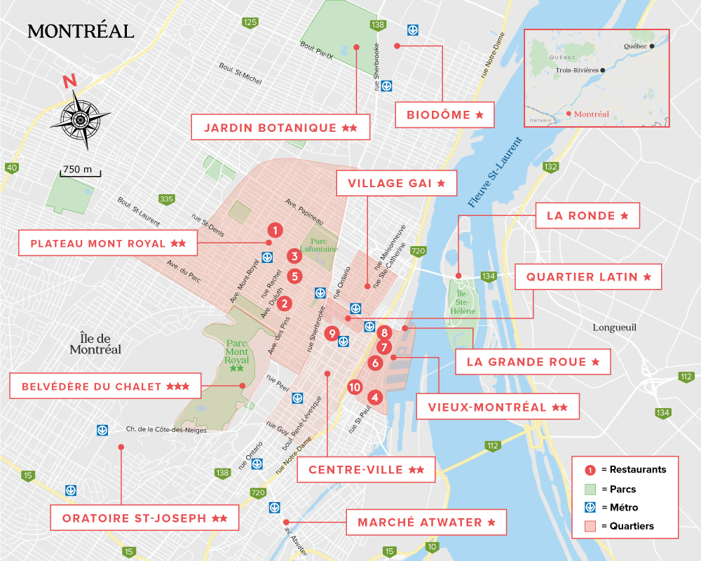 montreal travel plan