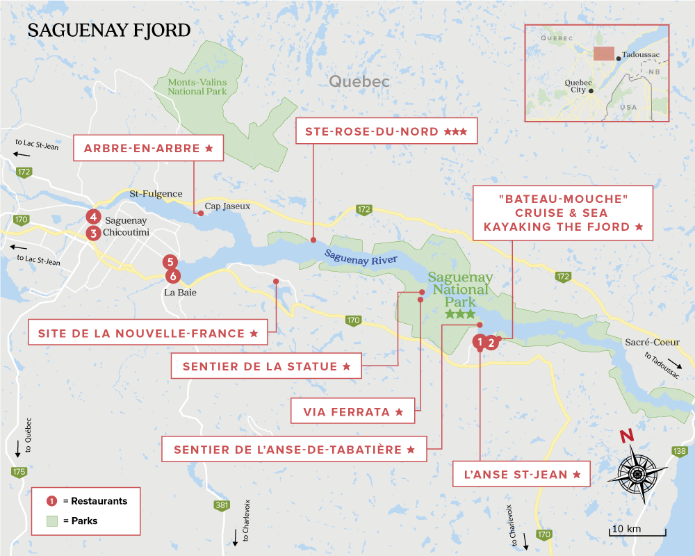 Saguenay Fjord travel guide 2022 Free PDF book to print