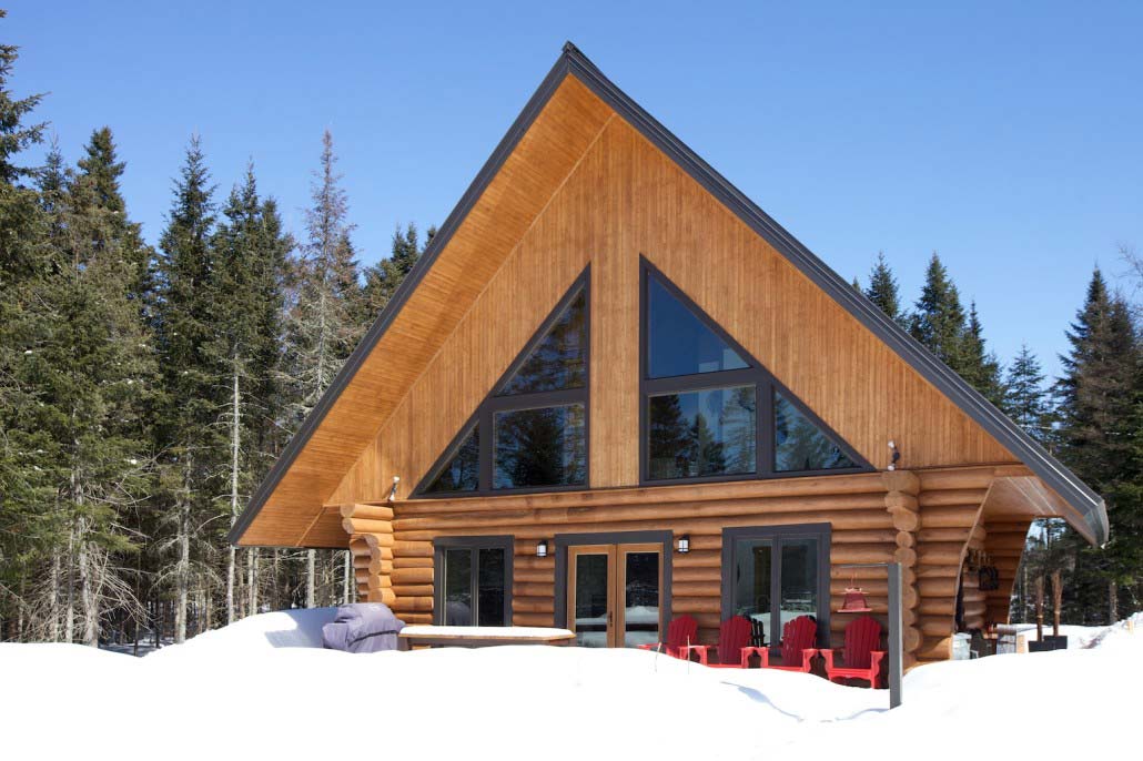 Chalet en bois rond Abénaki