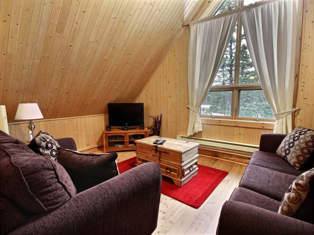 Salle de détente Chalet Aurore-Boréale