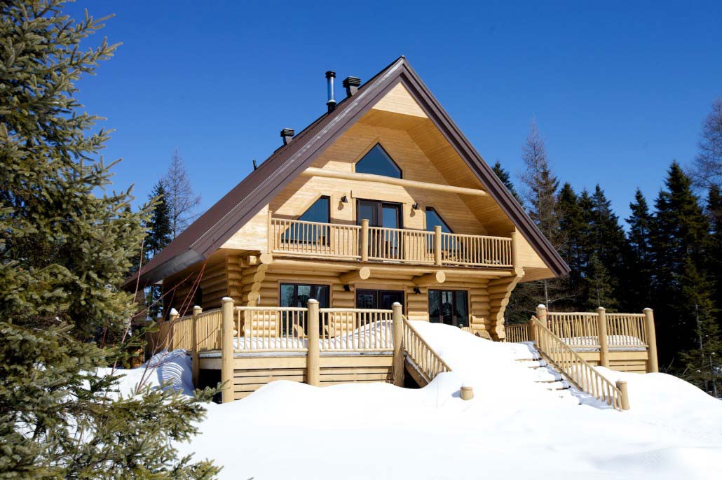 Chalet en bois rond Le Bercail