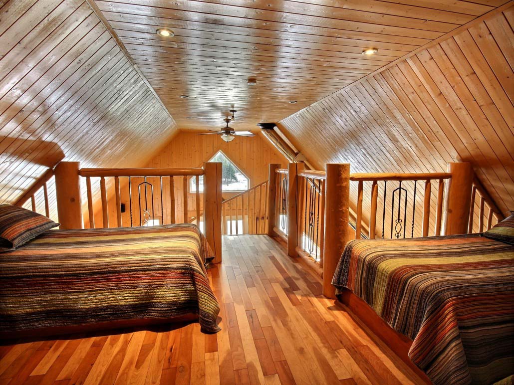 Chambre Mezzanine Chalet Le Bercail