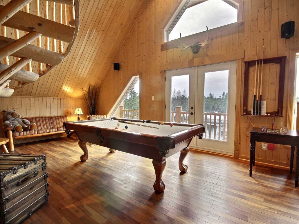 Table de billard Chalet Le Bercail