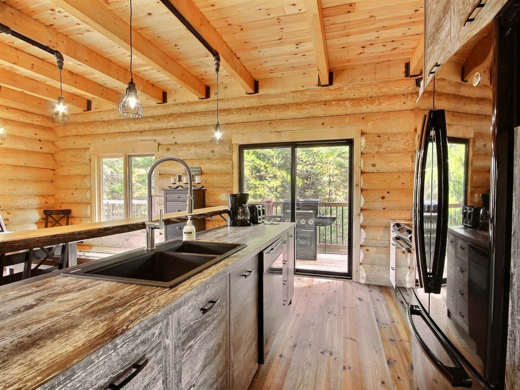 Cuisine-2 Chalet Le Calumet