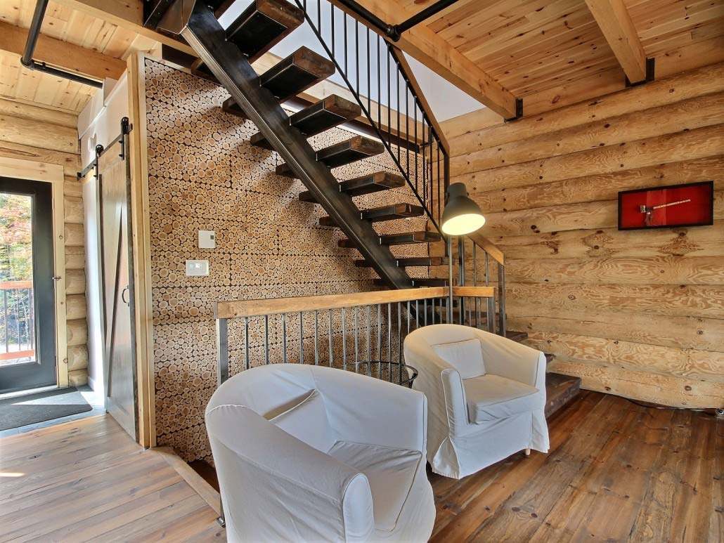 Escalier Chalet Le Calumet