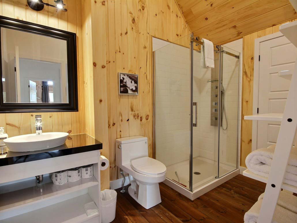 Salle de bain-2 Chalet Le Calumet