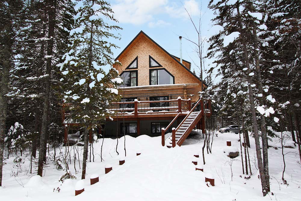 Chalet en bois rond Le Calumet