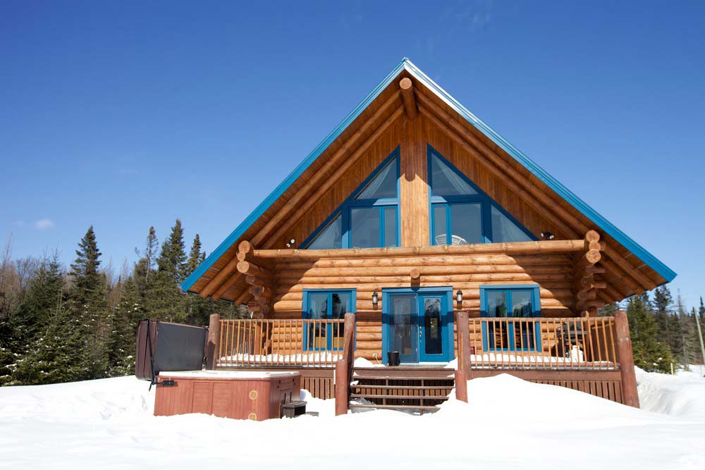 Chalet en bois rond Le Capteur-de-Rêves