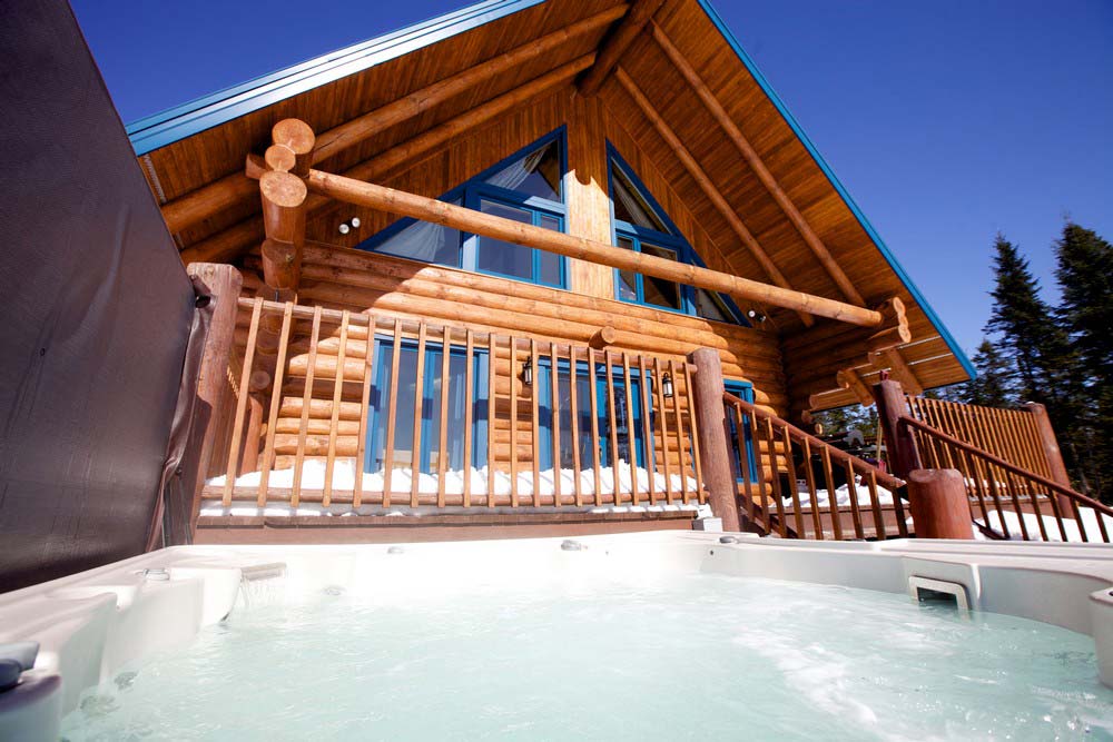 Terrasse Chalet Capteur-de-Rêves