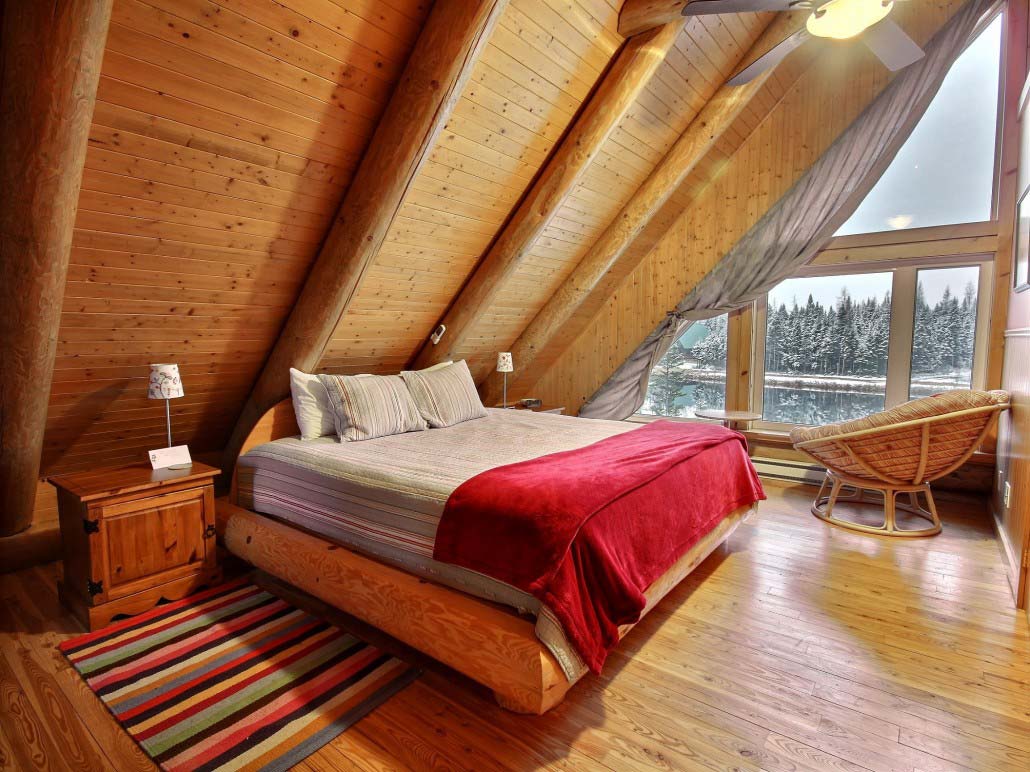 Chambre des maitres Chalet Capteur-de-Rêves