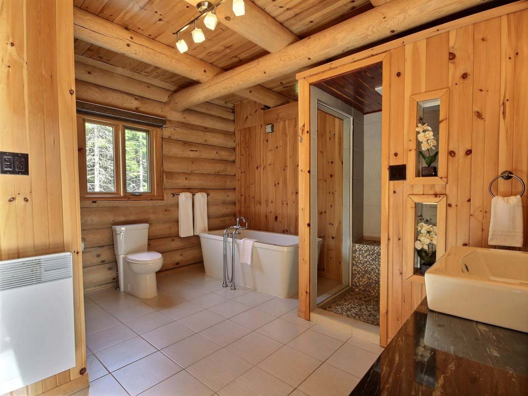 Salle de bain-2 Chalet Carcajou