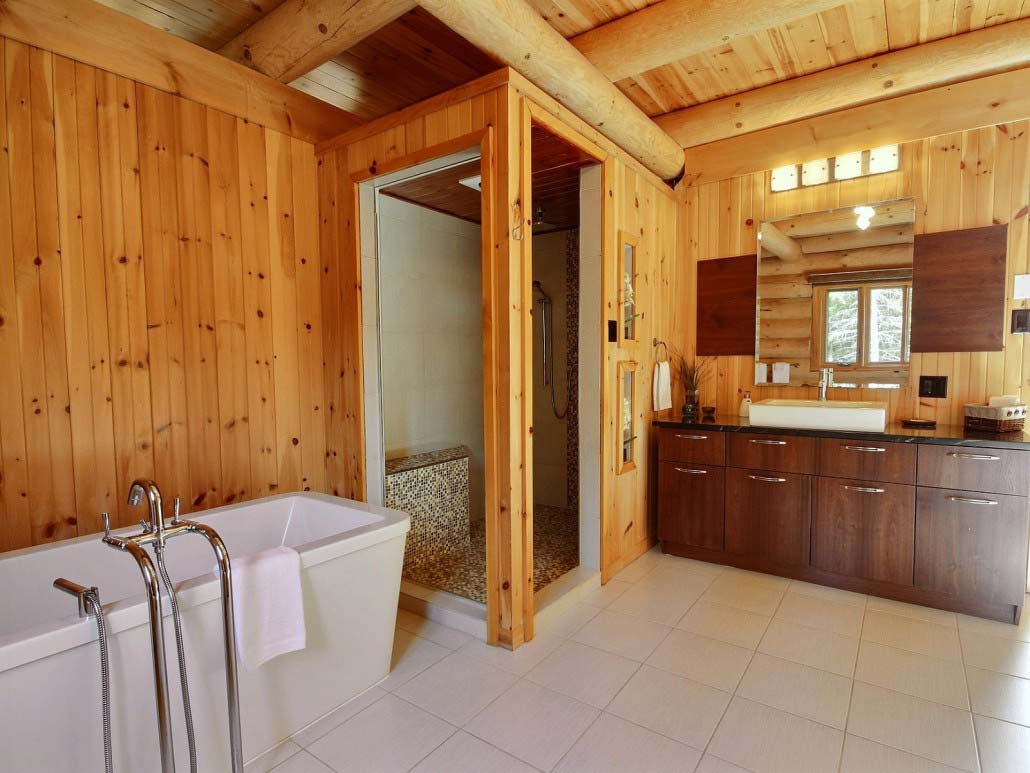 Salle de bain-3 Chalet Carcajou