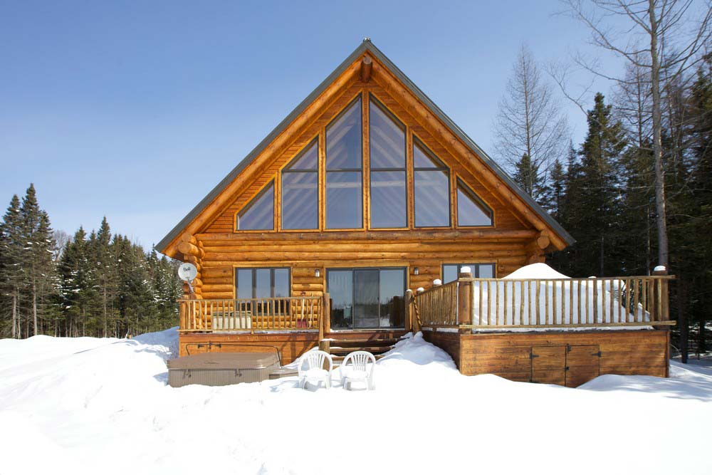 Chalet en bois rond Le Carcajou