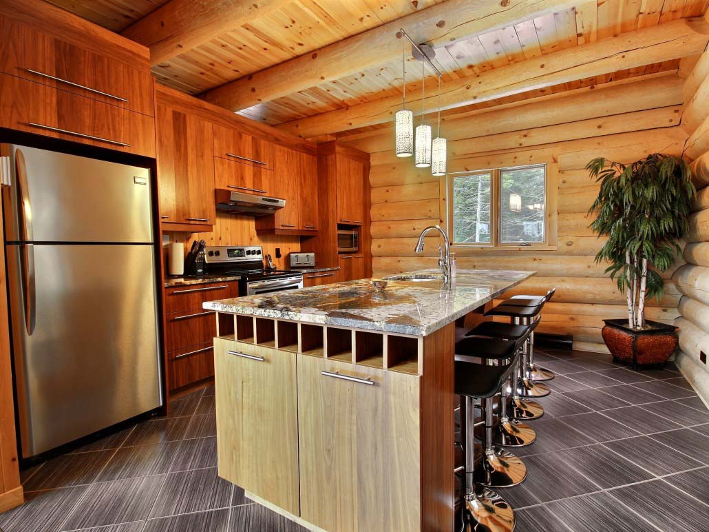 Cuisine-1 Chalet Carcajou