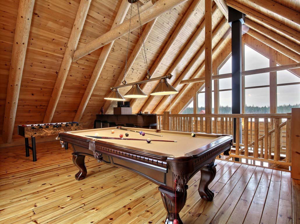 Table de billard Chalet Carcajou
