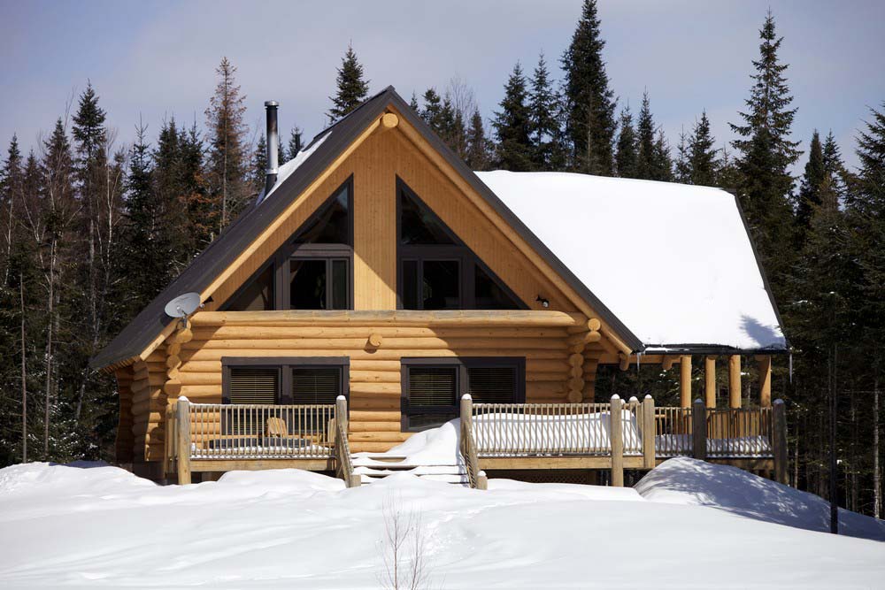 Chalet en bois rond Le Castor