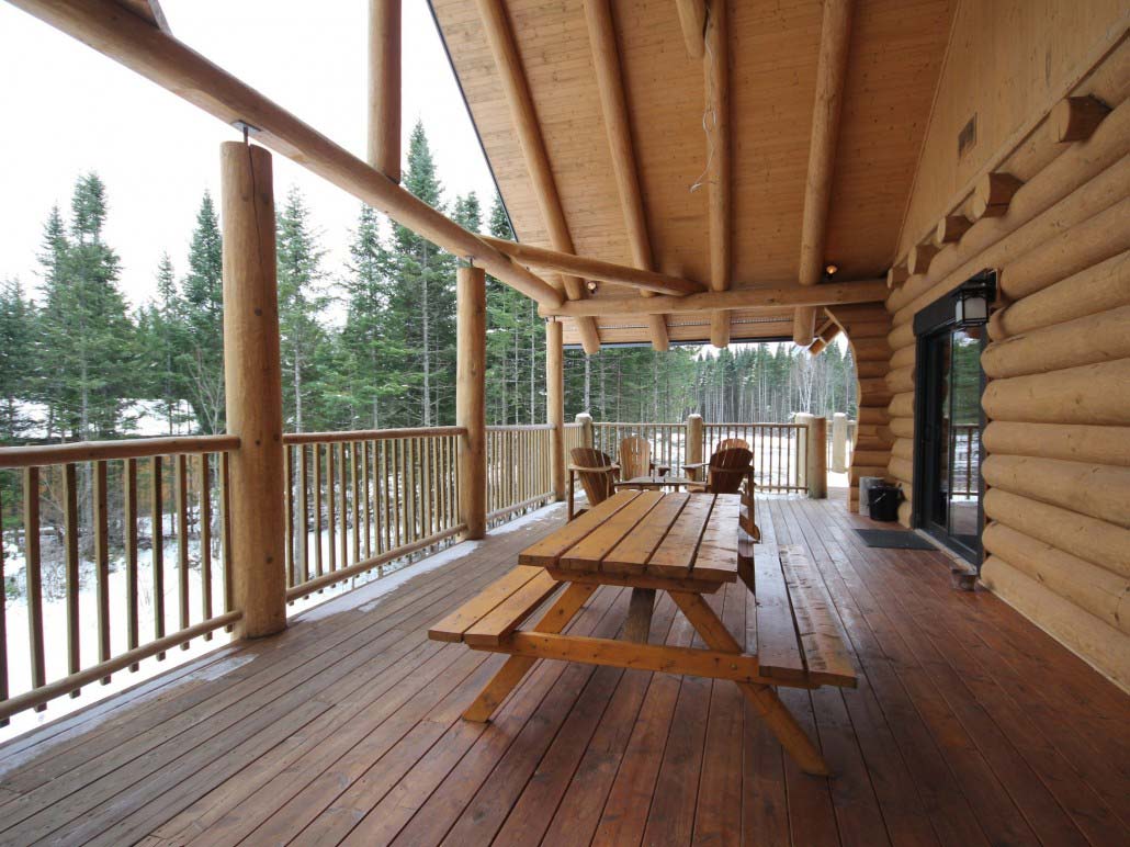 Terrasse Chalet Le Castor