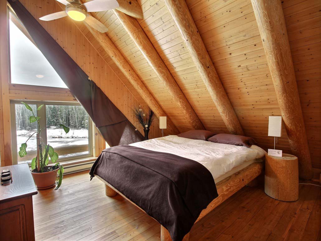 Chambre des maîtres Chalet Le Castor
