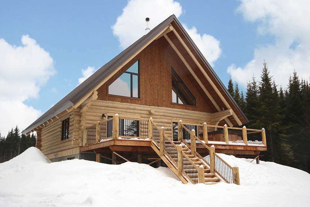 Chalet en bois rond Le Draveur