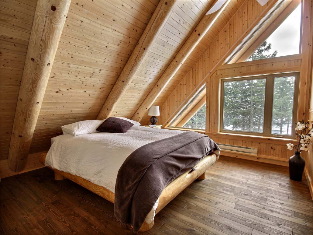 Chambre des maîtres Chalet Écureuils
