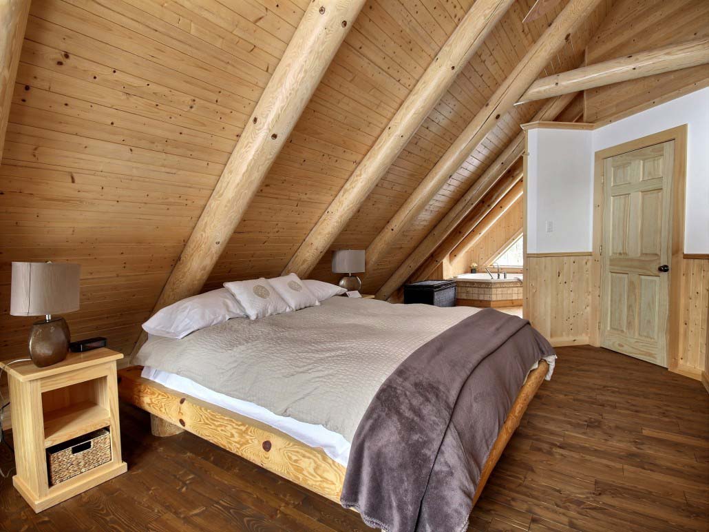 Chambre des maîtres Chalet Écureuils