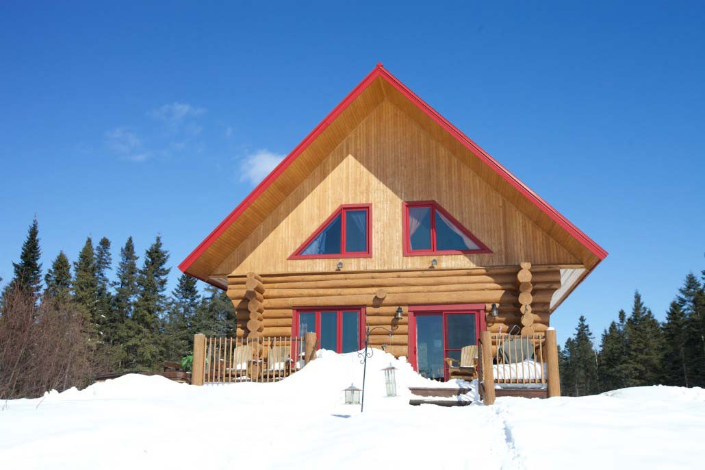 Chalet en bois rond L'Envolée