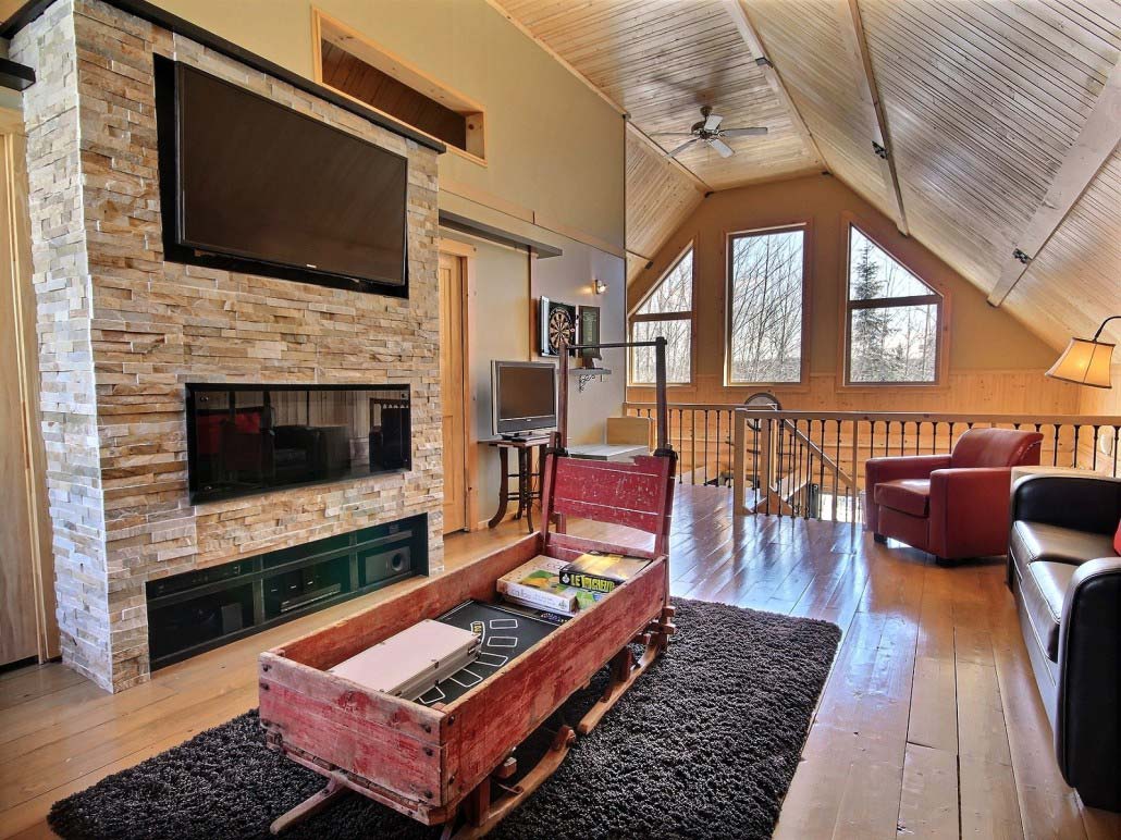 Salon mezzanine Chalet Forestier