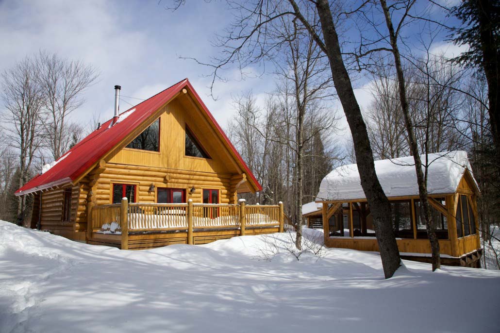 Chalet en bois rond le Godendard