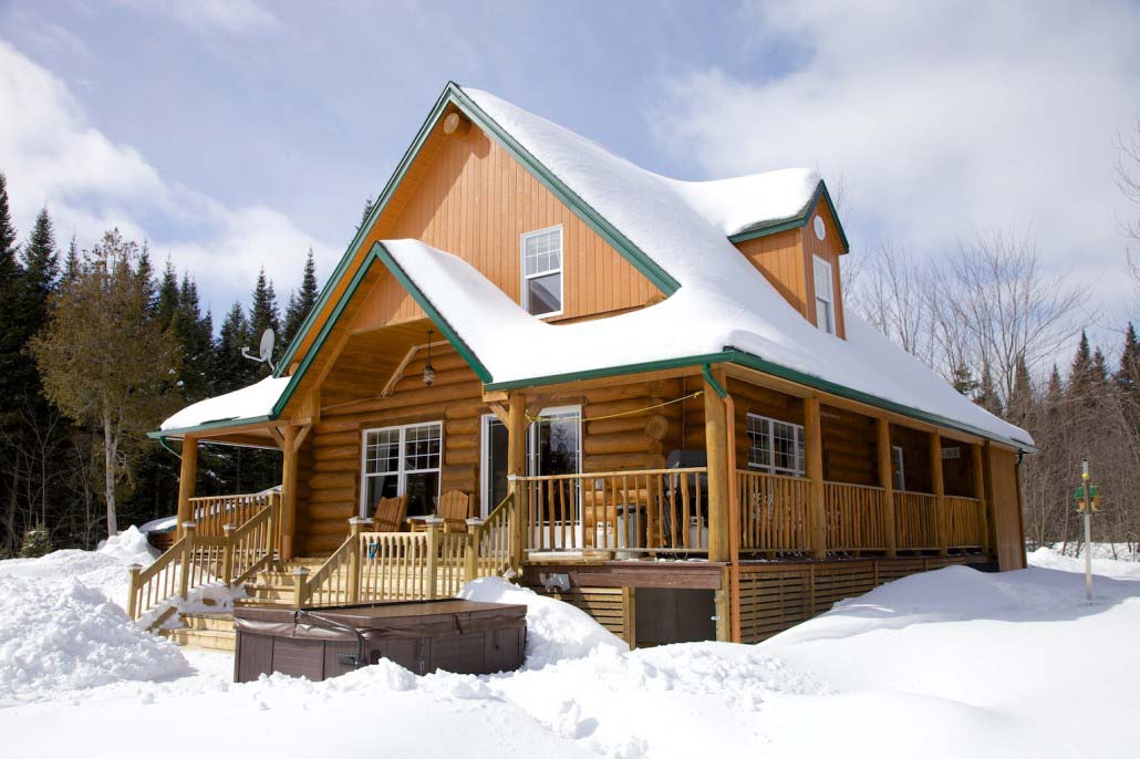 Chalet en bois rond Le Grand-Pic