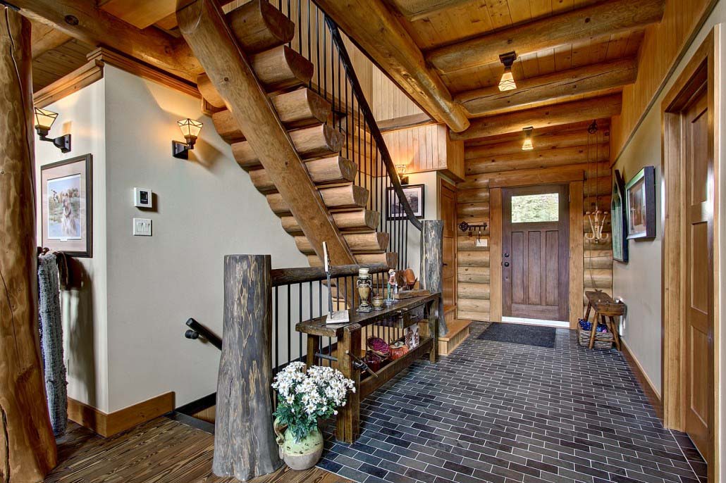 Hall d'entrée Chalet Havre de paix
